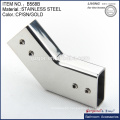 big size square four-hole glass pipe connection clamp